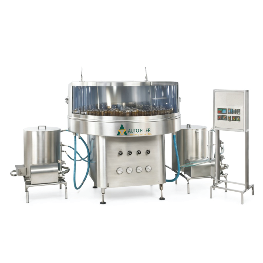 Automatic Rotary Bottle Washing Machine