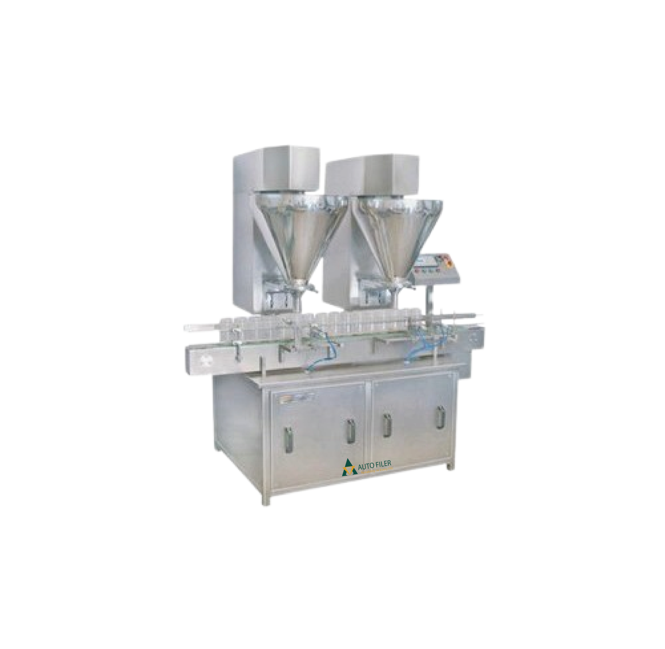 Two Head Powder Filling Machine