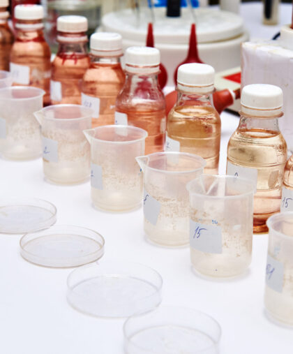 Research of biological material in biochemical laboratory Research of biological material in the biochemical laboratory